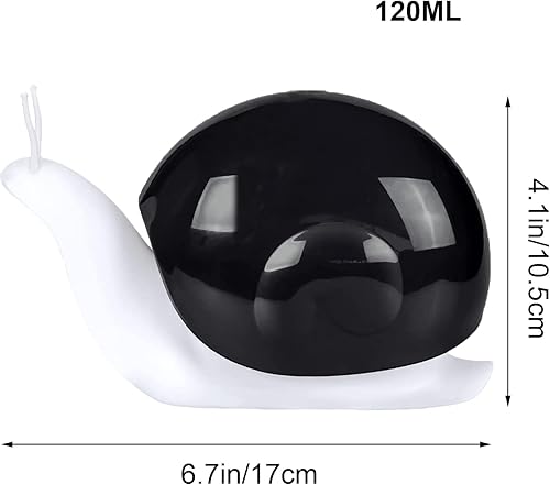 Miniatura 7 de Dispensador de jabón de caracol, lindo dispensador de jabón de manos, dispensador de botellas recargable para jabón líquido, champú para baño,