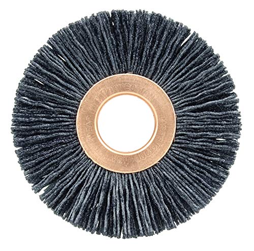 Image of Weiler 17556 2-1 /2 inch Burr-RX Wheel Brush, .026 /120CG Crimped Fill, 5 /8 inch Arbor Hole, Made in The USA (Pack of 10)