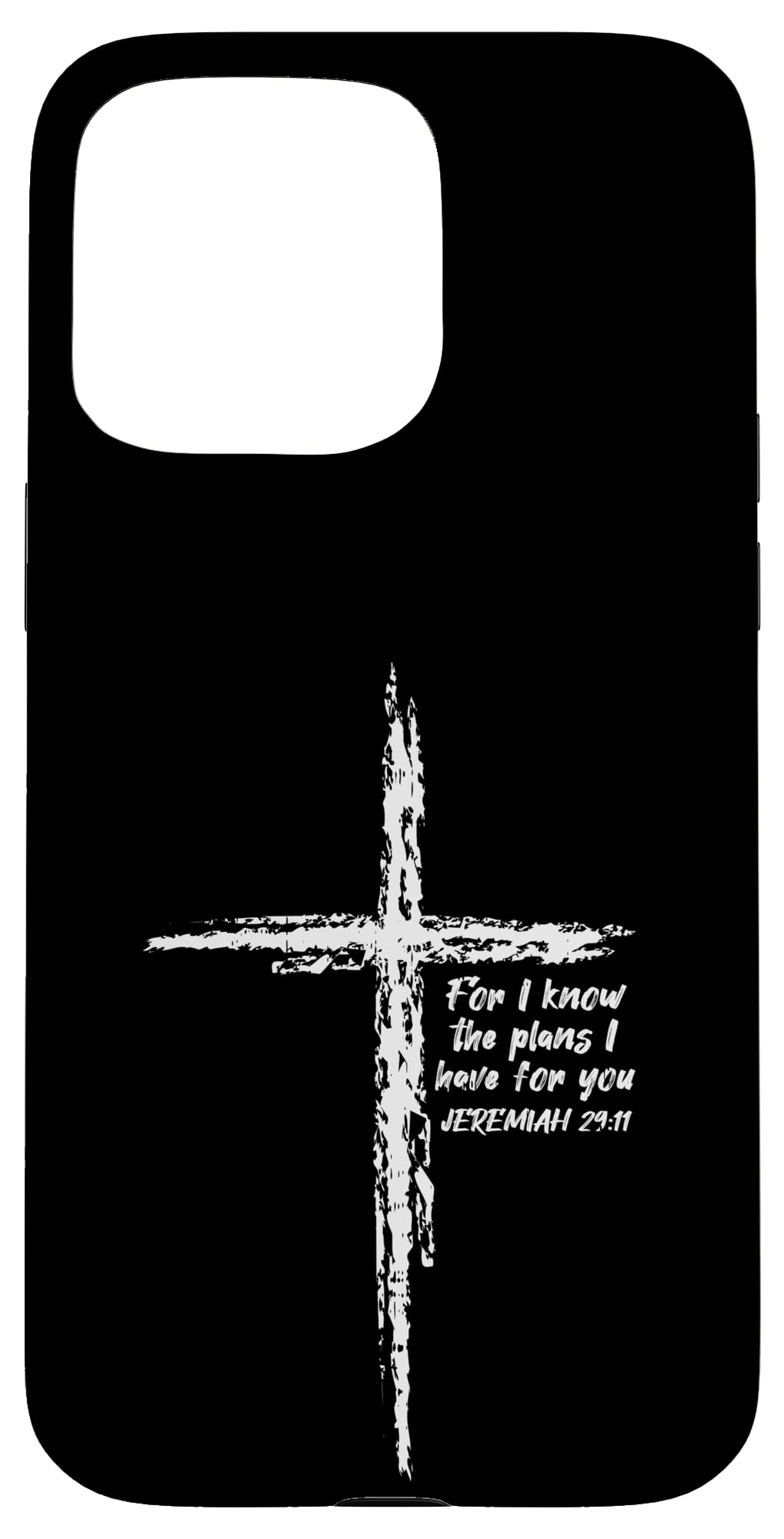 Cross I Know The Plans Verse Bible Jesus God Christian Gift Case for iPhone 15 Pro Max