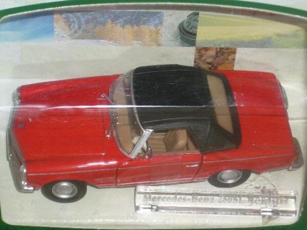 Amazon | 1/43 Cararama Mercedes-Benz 280SL Roadster 赤 | ミニカー