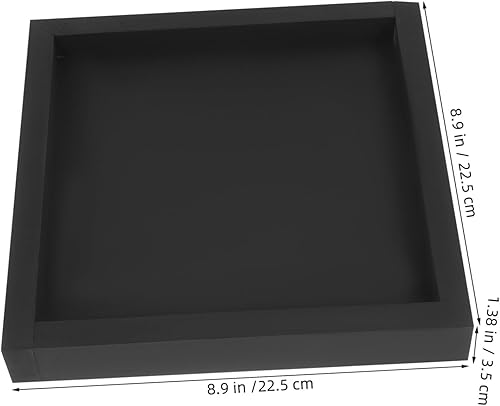 Miniatura 2 de Cabilock 2 bandejas de plástico grueso para plantas para uso a prueba de fugas, base de maceta negra, soporte multifuncional para balcón y