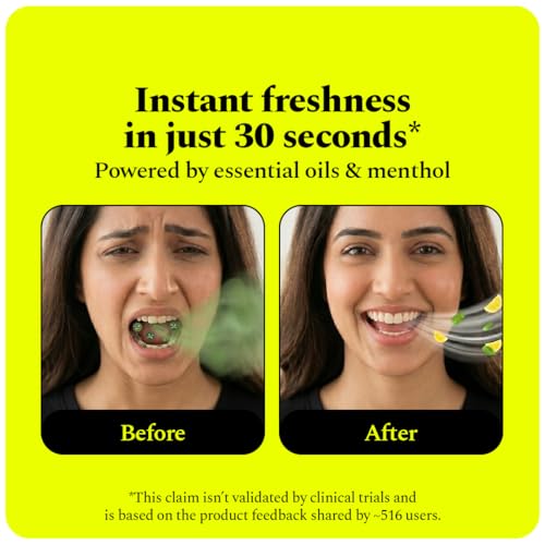Image of Perfora Lemon Mint Mouthwash - 500ml | Alcohol-Free Mouth Wash Liquid With Probiotics, Hyaluronic Acid, & Vitamin C | Freshens Breath & Removes Germs | No Artificial Flavor | Mouthwash For Oral Care