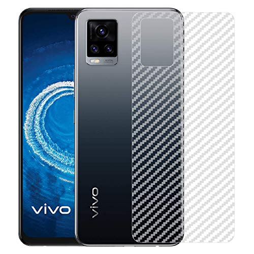 Image of Compatible with Vivo V20 Back Screen Protective Film Carbon Fiber Skin Transparent Screen Guard Sticker