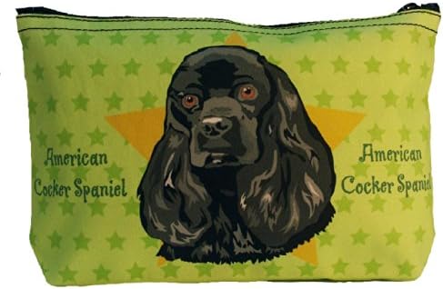 Amazon イラストポーチ アメリカン コッカースパニエル ブラック グリーン シュワンツ ペット用品 通販