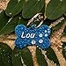 Unikat Branding | Erkennungsmarken im Singlepack | Hund, Katze und Herrchen | Hundemarke personalisiert I Beidseitig mit Gravur | Knochen | 38 mm