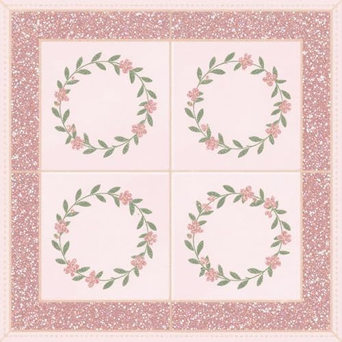 Image of Moroccan Tile Stickers | Waterproof Self Adhesive Peel & Stick Tile Decals for Kitchen Backsplash, Bathroom Wall, Floor, Furniture & Glass (8x8 Inch, Design 21, 36 Pic)