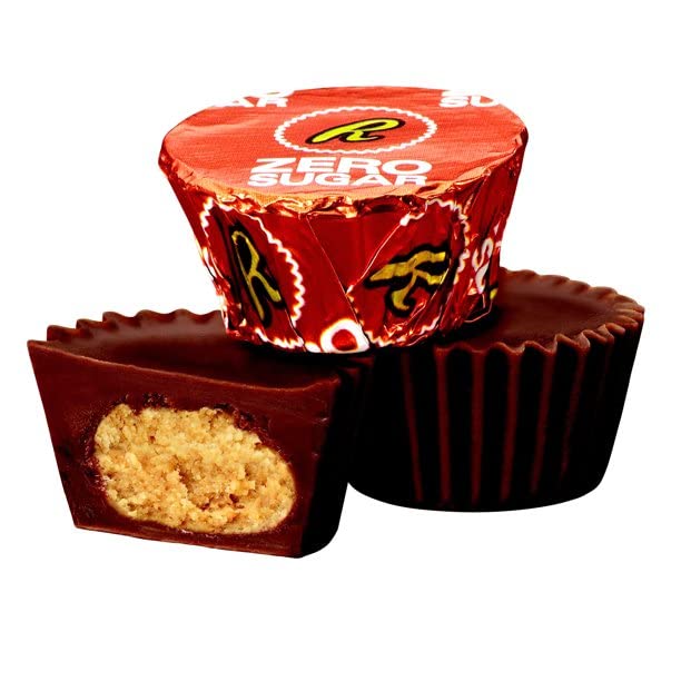 Zero Sugar Milk Chocolate Peanut Butter Miniature Cups - Individually Wrapped – Bulk Pack – 2 Pound