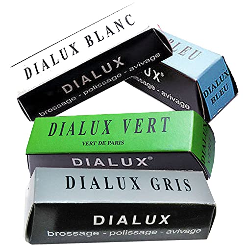 Hard Metal Polishing Compounds Dialux Metal Finishing Buffing Compound 4 Grades