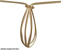 Vista 4 de Royal Designs, Inc. CS-703BG-6 - Lámpara de araña decorativa con moldura festoneada, pantalla básica, color beige, 3 x 5 x 4.5 pulgadas, paquete de 6