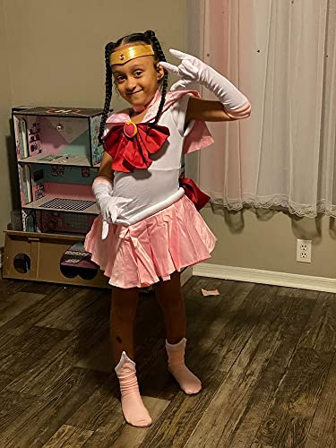 Dazcos Child Size Pink Small Kids Cosplay Costume For Girl (Small) #TOP5