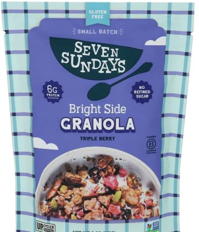 Seven sundays bright side granola Triple berry 20 oz