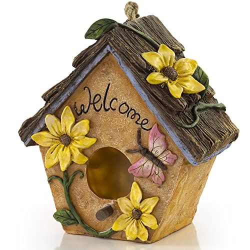 VP-Home-Hanging-Bird-Houses-for-Outside-Hand-Painted-Bird-Houses-for-Outdoors-Decorative-Birdhouses-Flower-Garden-Welcome VP Home Hanging Bird Houses for Outside Hand Painted Bird Houses for Outdoors Decorative Birdhouses Flower Garden Welcome