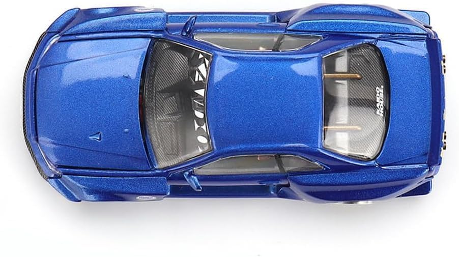 Mini GT Skyline GT-R (R34) Kaido Works (V2 Aero) Shinjuku V2 Blue