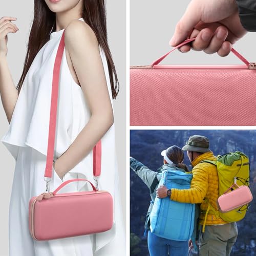 Image of co2CREA Hard Travel Case for Bose SoundLink Flex 2 /1 Speaker, Petal Pink