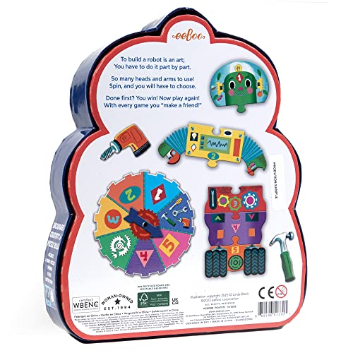 Build a Robot Spinner Game para niños 3+ y 2-4 jugadores miniatura 2