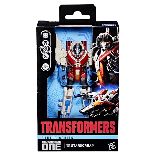 Transformers Studio Series Deluxe Class One Starscream, 4.5-inch Converting Action Figure, Robot Toys for Ages 8+ - image 4
