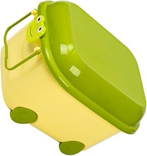 CHICAMPERA Almacenamiento de Infantil Amarilla Organizador para Guardar Bin de Almacenamiento para Accesorios