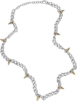 Diesel Men's Stainless Steel with lobster clasp closure necklace