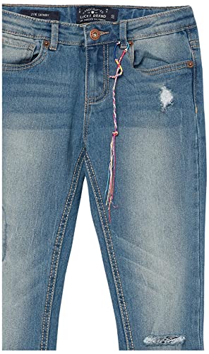 Lucky Brand girls 5-pocket Stretch Skinny Fit Denim Jean, Zipper Fly & Button Closure2