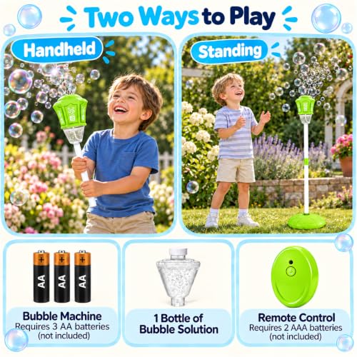 EagleStone Remote Bubble Automatic Standing Bubble Maker - $14.29 AC + 45% Off Code HJOHHWQ1 - image 4
