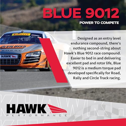 Image of Hawk Performance HB218E.583 Blue 9012 Motorsport Brake Pads