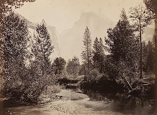 Affiche impression d'art Half Dome par Carleton E. Watkins image sur toile déco murale 60x90