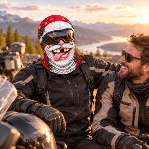 Christmas Masks for Adults 3D Funny Realistic Warm Velvet Fall Winter Mask - image 6