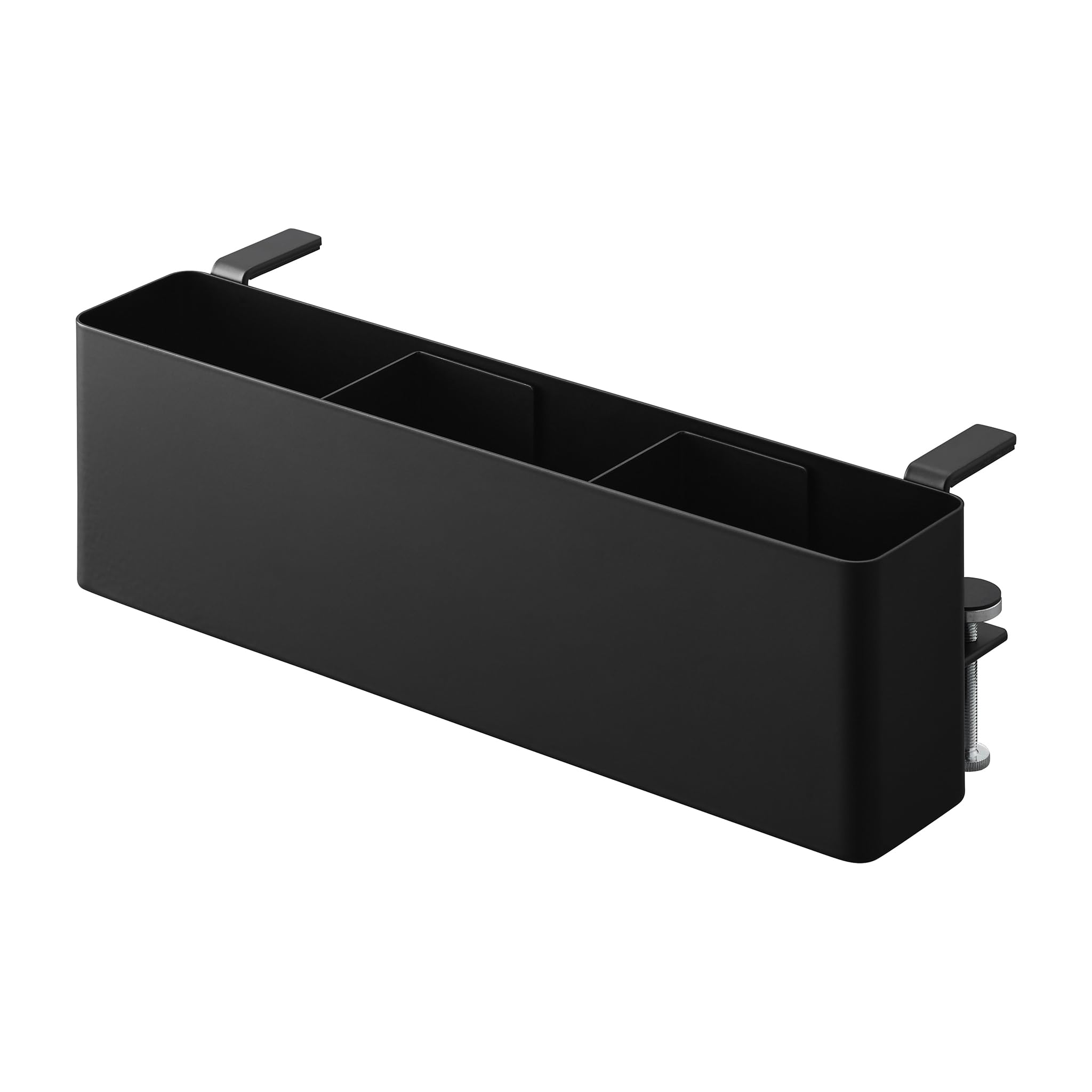 Yamazaki 1575 TOWER Slim Tableside Basket, black, Steel, 30 x 10 x 9.511 cm