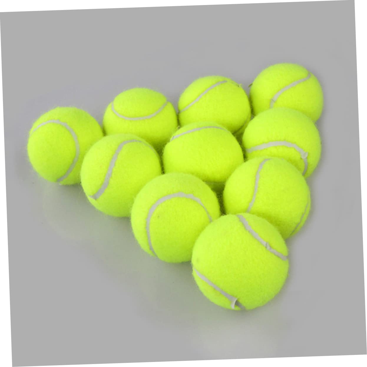 KICHOUSE Tennis Ball Training Game 6PCS Heavy Duty Practice Tennis Balls Tennis Balls for Sale Tennis Ball Hoer Tennis Balls Bulk