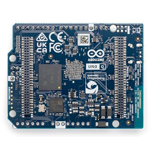 Image of Arduino UNO Q 4GB [ABX00173] - Qualcomm QRB2210 MPU & STM32U585 MCU, AI Vision & Voice Functions, IoT, Robotics, Linux‑Debian‑OS, Wi‑Fi 5, USB‑C