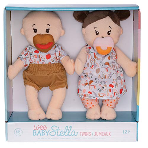 Manhattan Toy Wee Baby Stella Peach - Muñecas gemelas (30,48 cm)