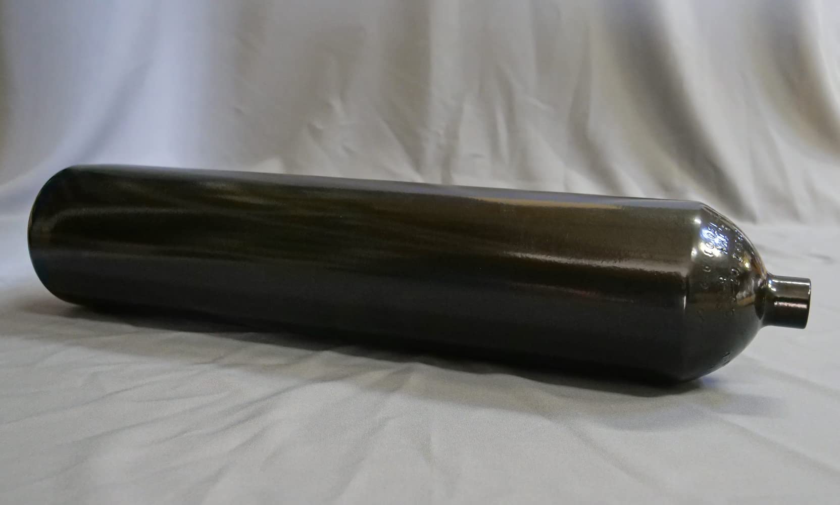 Stahlflasche/Tauchflasche 8 Liter 230 bar 140mm M25x2 ohne Ventil schwarz