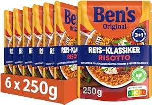 BEN'S ORIGINAL™ Fertiggericht Risotto Tomaten & italienische Kräuter 6 x 250g