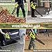 LEAPUL Leaf Blower Cordless, 21V Electric Leaf Blower with 2×2.0Ah Batteries & 1 Fast Charger, Lightweight Battery Powered Blower for Lawn Care, Patio Cleaning
