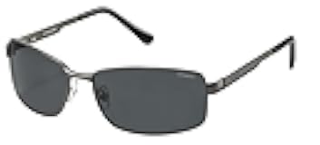 Sunglasses P4416/S Rectangular Sunglasses, Gunmetal & Gray Polarized, 63 mm