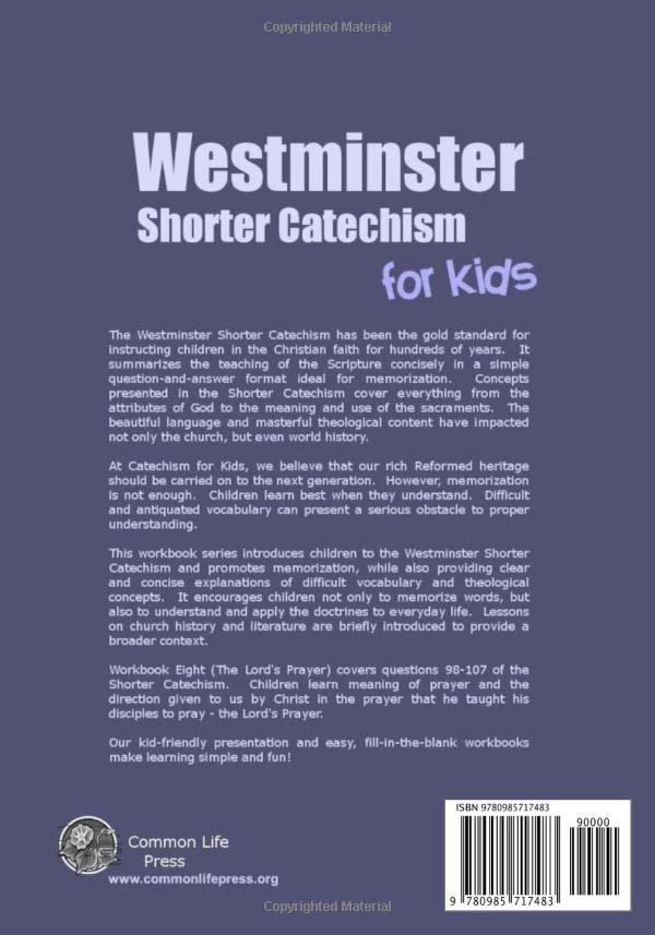 Westminster Shorter Catechism for Kids: Workbook Eight: The Lord's Prayer - Image 2