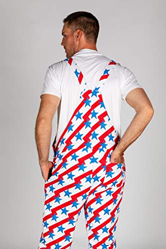 Shinesty Men's Pajamaralls The National Treasures Patriotic Overalls2