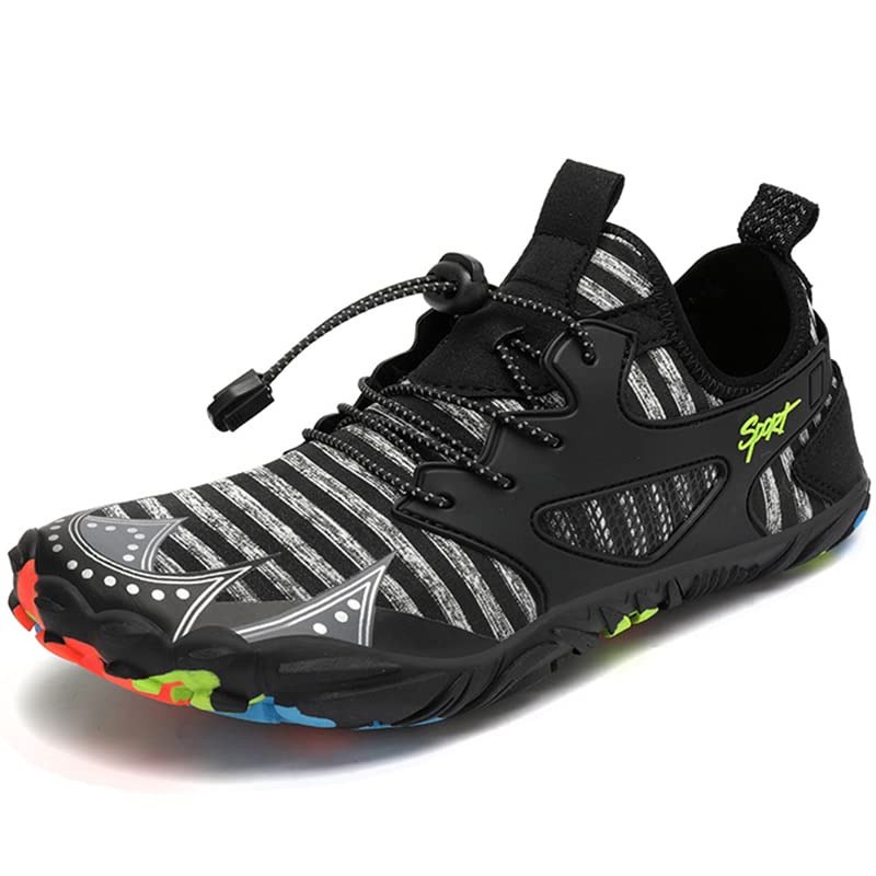 Lvptsh Zapatos de Agua para Hombre Zapatos de Playa Zapatillas Minimalistas de Barefoot Secado Rápido Calcetines de Piel Descalza Escarpines de Verano Deportes Acuáticos