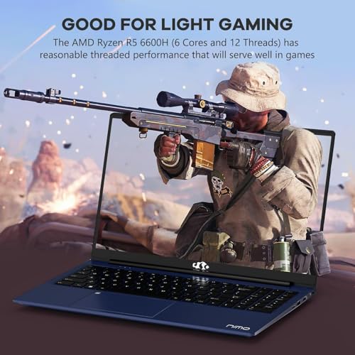 NIMO N153 15.6" Laptop Gaming IPS FHD 16GB DDR5 512GB SSD miniatura 5
