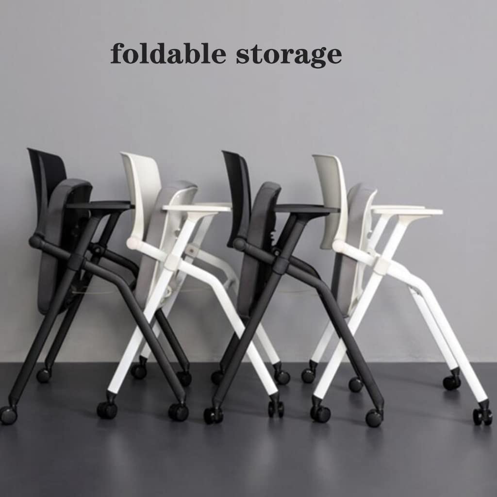 Amazon.co.jp: チェア キャスター付き折りたたみ椅子 オフィス会議用