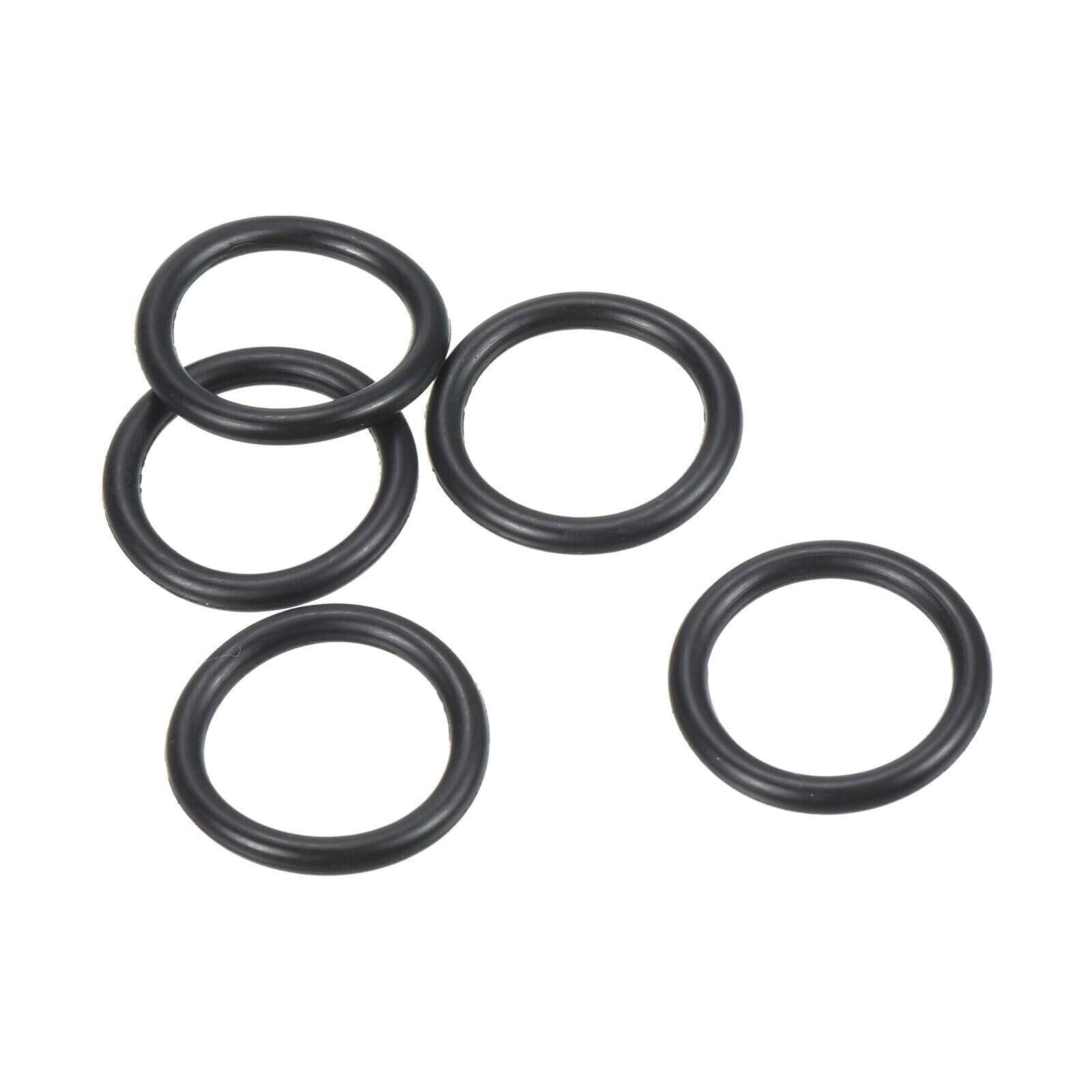 100 pièces 22x18x2mm joints toriques en caoutchouc Nitrile joints d'étanchéité métriques, noir-Kit de joints d'assortiment