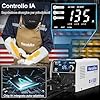 Harukiku135 saldatrice a filo continuo no gas, Saldatrice 3-in-1 Multiprocesso (Flux MIG/MMA/Lift TIG) con Alimentazione Sinergica, Inverter IGBT Compatto per Professionisti & Hobby Domestico