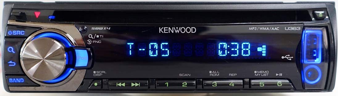 Amazon | KENWOOD MP3/WMA/AAC対応CD/USBレシーバー U363 | プレーヤー 