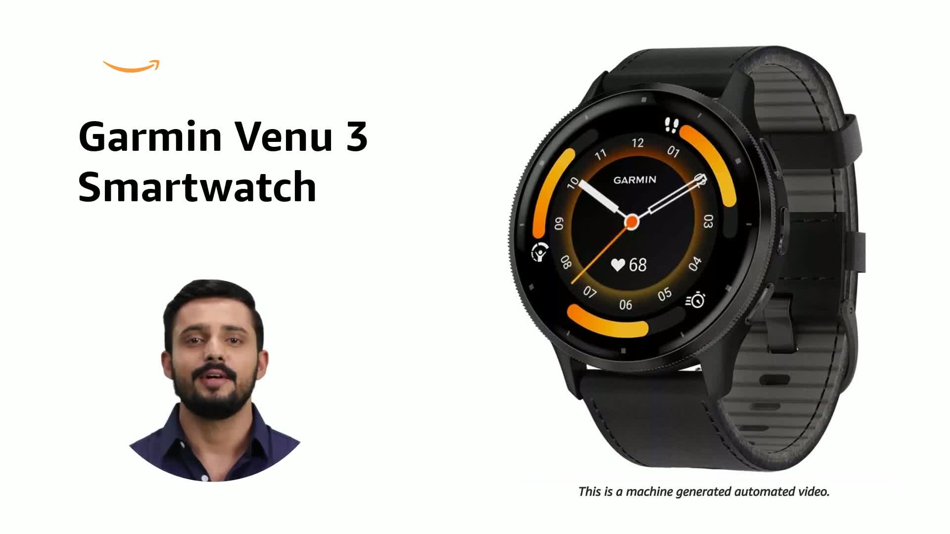 Garmin Venu 3, GPS Smartwatch AMOLED Display 45 mm Watch, Advanced