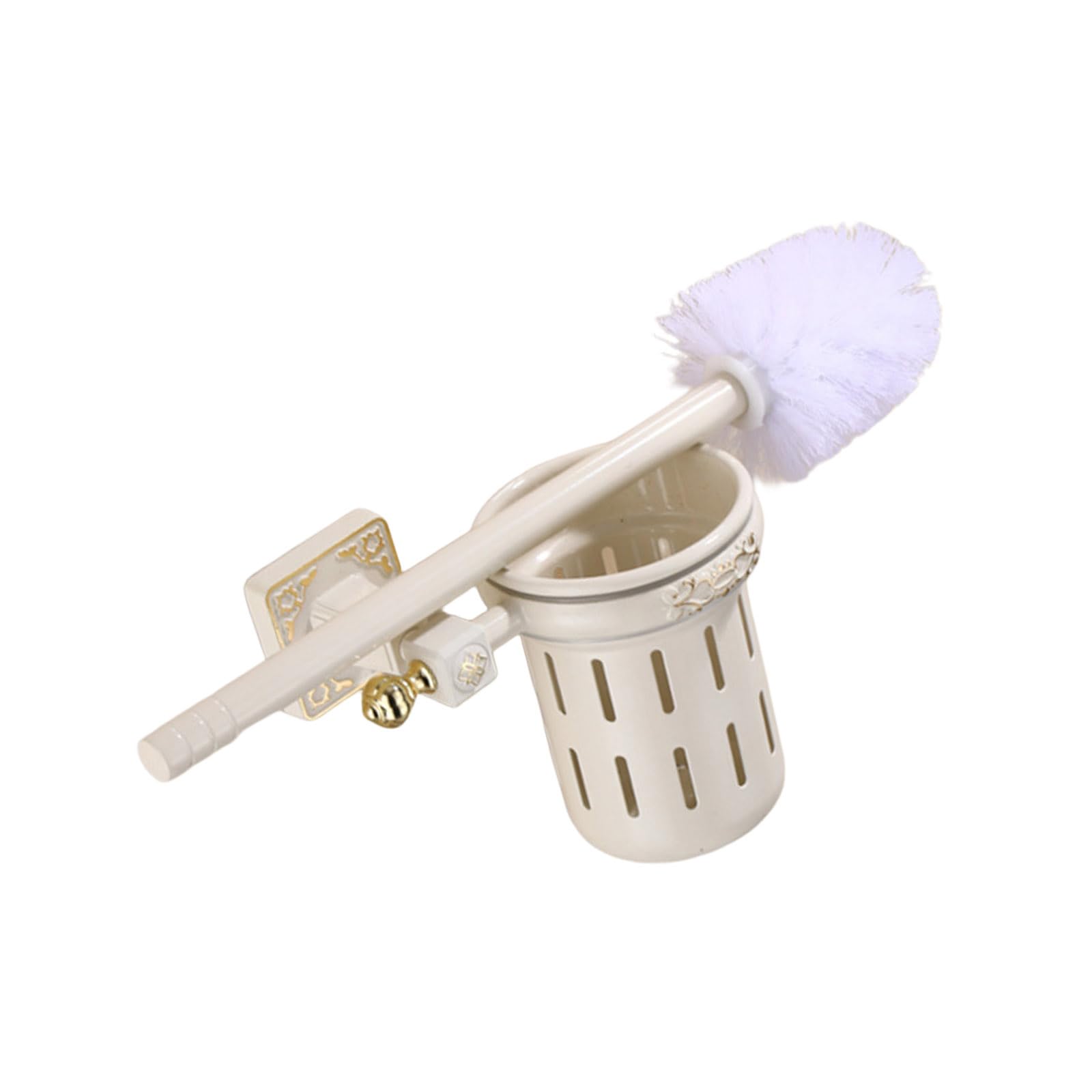 Hygienic Wall Mounted Toilet Brush Features Removable Alloys Head for Easy Maintenance and Cleaning Detachable Toilet Brush