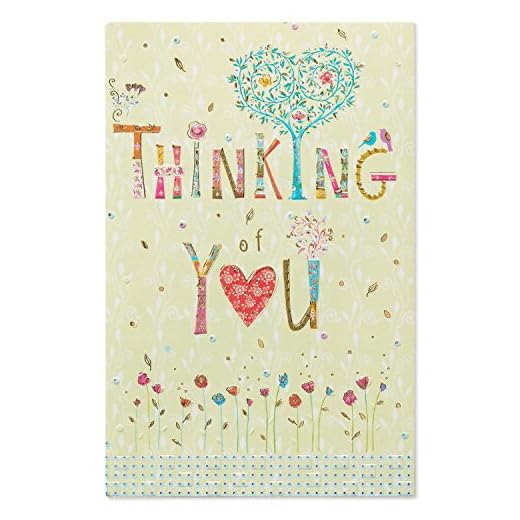 American Greetings Thinking Of You Card (Floral)
