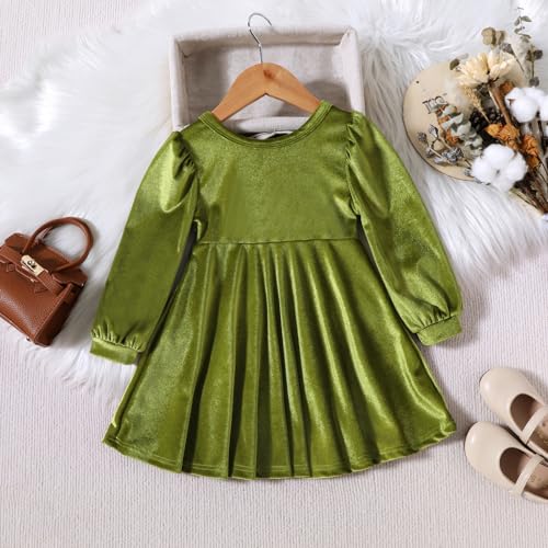 Vintage Princess Toddler Baby Girl Long Sleeve Velvet Ruffle Tutu Lace Dress Xmas Wedding Birthday Party Fall Winter Clothes3