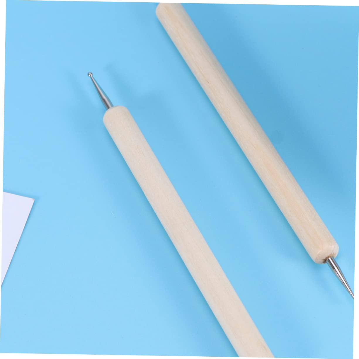 Gogogmee Carving Stylus Tool Set 5pcs Leather Stamping Kit Dotting Pen for DIY Leather Crafting