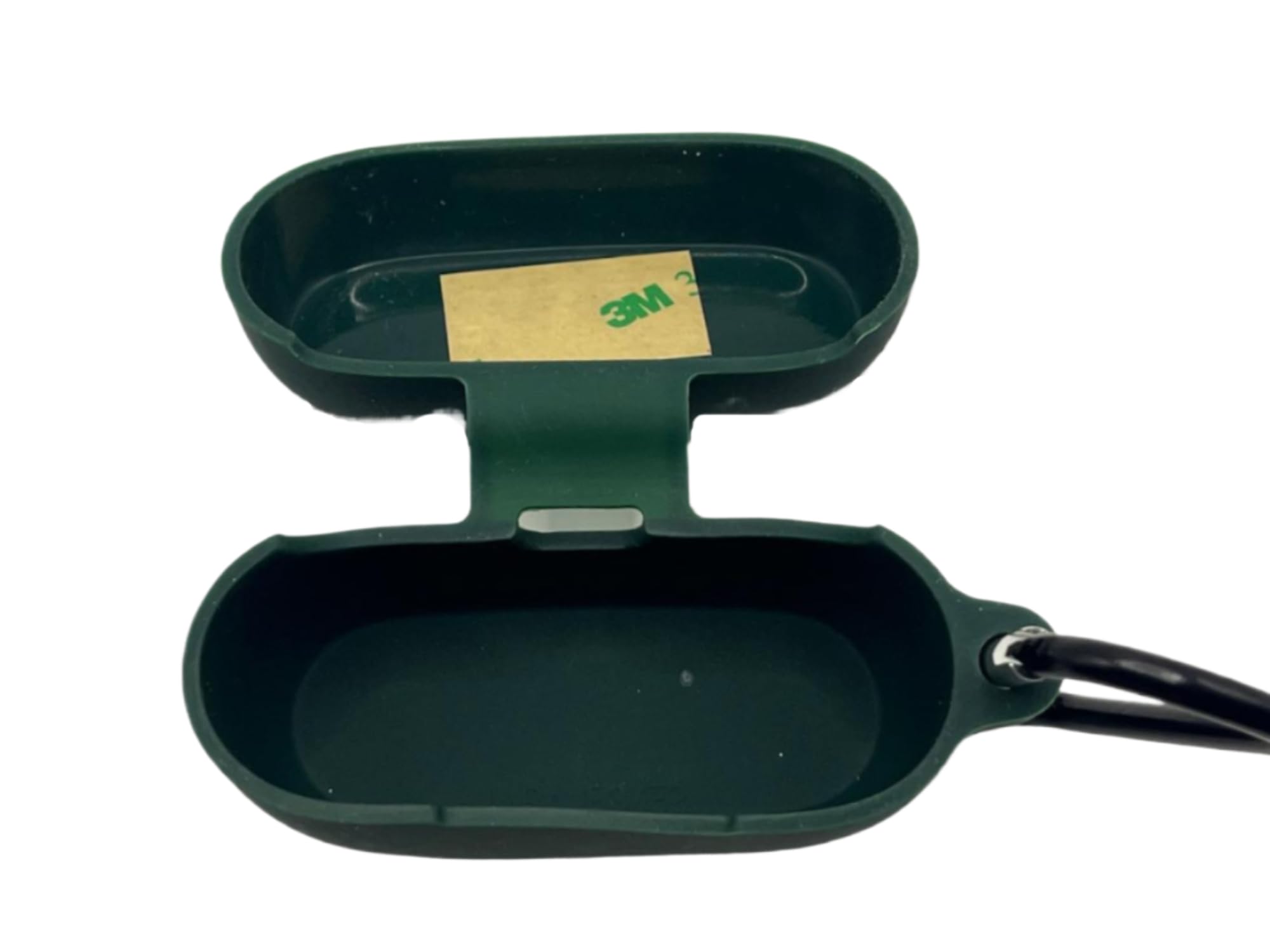 Silicone Cover Compatible with Jabra Elite 2/ Elite 3 / Elite 4 Earbuds Case - Not fit for Jabra Elite 4 Active Earbuds (Bluetooth Earpods and Charging case NOT Included) - Dark Green