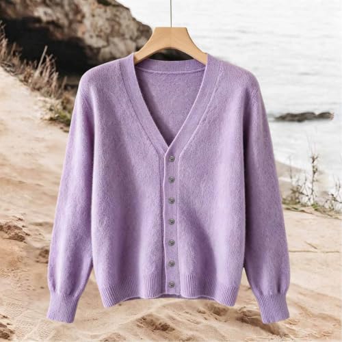 Cardigan Sweaters for Women V Neck Long Sleeve Knit Cardigans Shrug - image 3